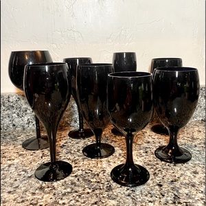 8 Gothic Vintage Stemware Mix